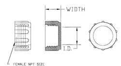 A sketch outlining the parts of a ribbed cap