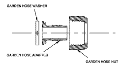 Garden Hose Adapter Assembly Diagram